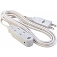 thumbnail image 1 of SmartCord Safety 3-Outlet Extension Power Cord w/ Heat-Sensing Alarm, White, 6-Foot, 1 of 4