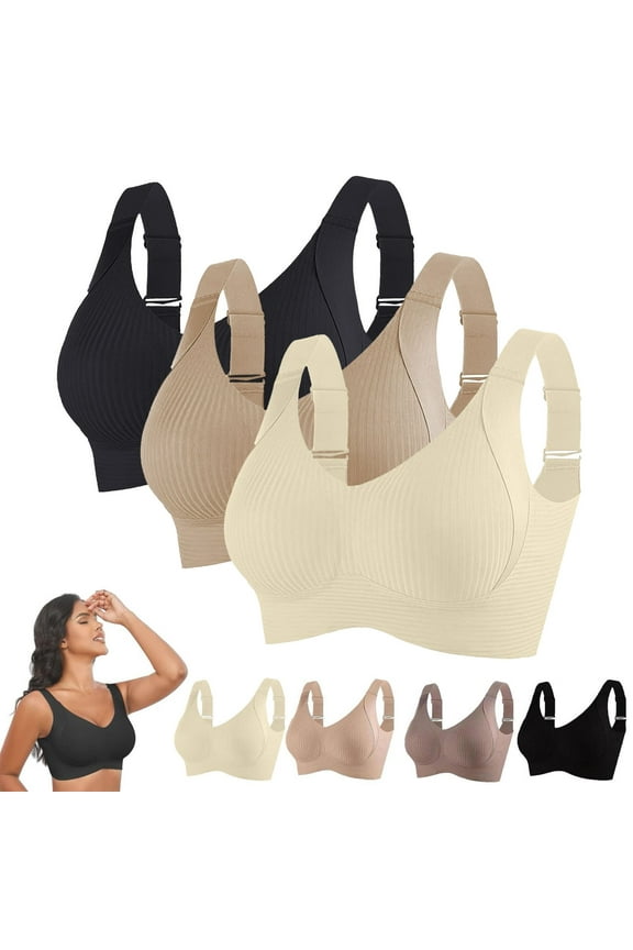 SmartFit Front Closure Bra For Elderly - Self-Adjusting Wirefree Support With Temperature Control & 24/7 Posture Monitoring