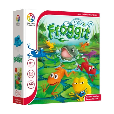 SmartGames Froggit Family Strategy Game for 2-6 Players Ages 6 - Adult