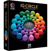 SmartGames IQ Deluxe Circle - A New IQ Series in a Sleek Travel Case Featuring 120 Challenges for Ages 14 - Adult