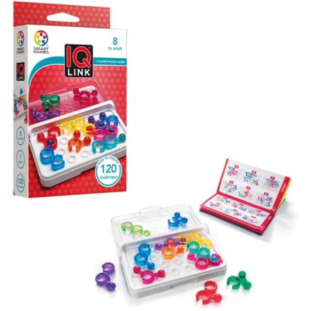 SmartGames IQ Link, a Travel Game for Kids and Adults. A STEMFocused