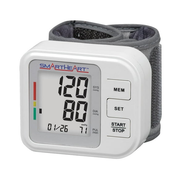 SmartHeart Automatic Digital Wrist Blood Pressure Monitor