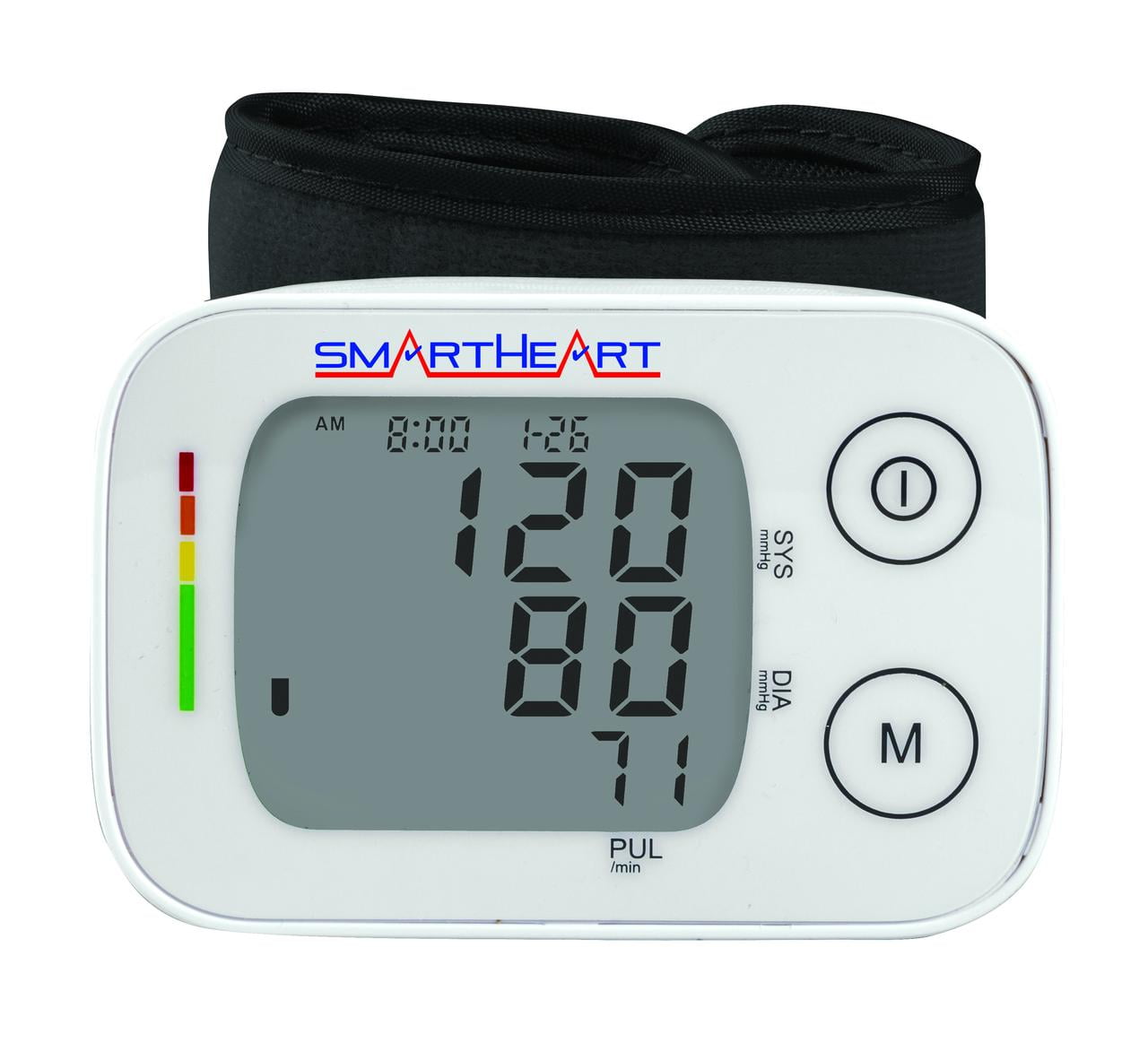 Premium Wrist Blood Pressure Monitor with Attached Wrist Cuff