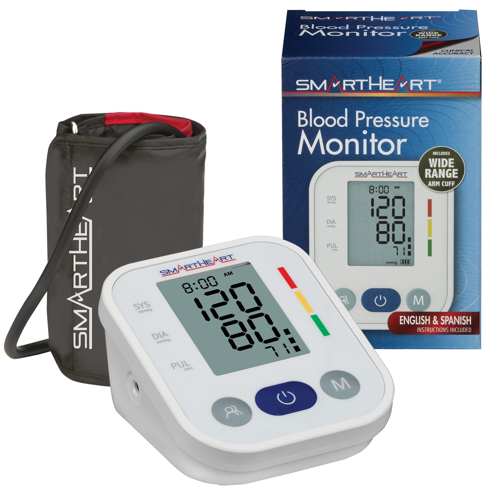 Cardiac Mobile Heart Monitor SmartHeart Automatic Digital Blood