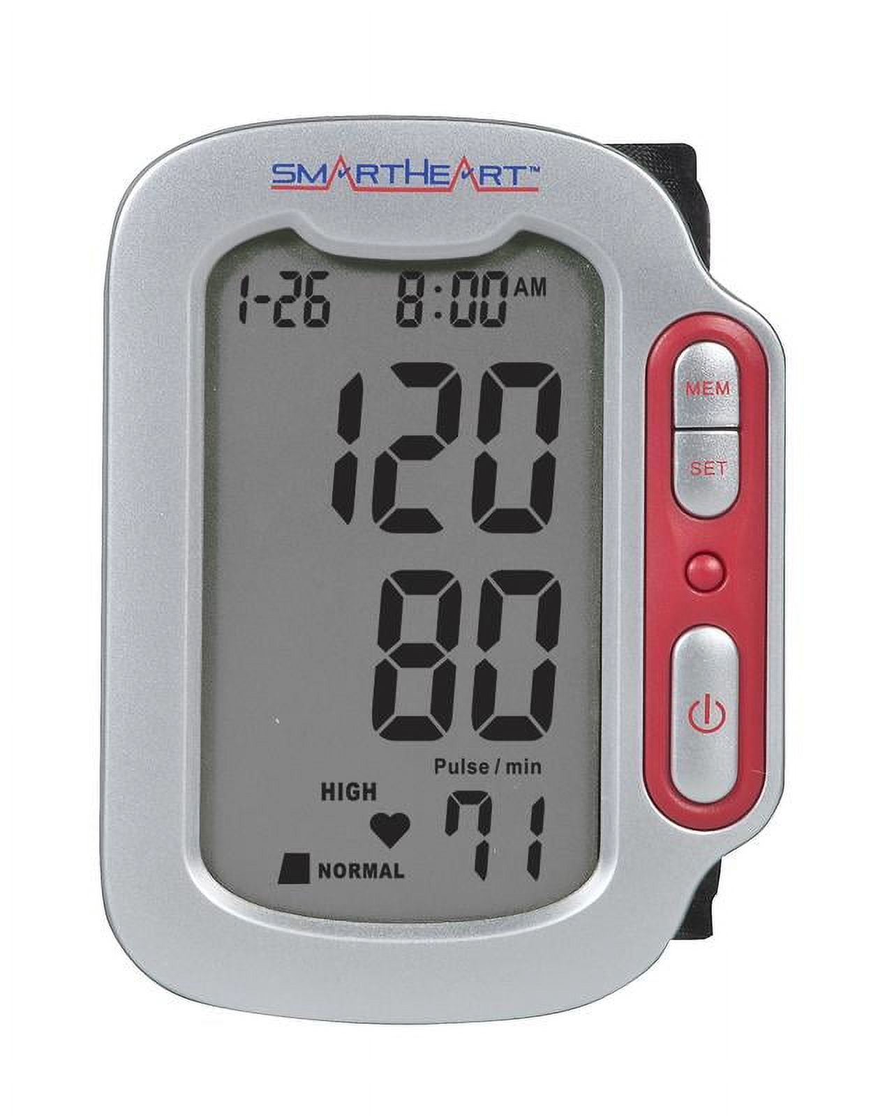 SmartHeart Digital Blood Pressure Sport Wrist Monitor