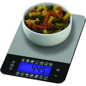 SmartHeart Digital Kitchen Food Scale with Calorie & Carb Calculator, Stainless Steel