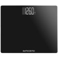 SmartHeart Wide Platform Digital Weight Scale 551 lbs / 250 kg Capacity Tempered Glass Auto