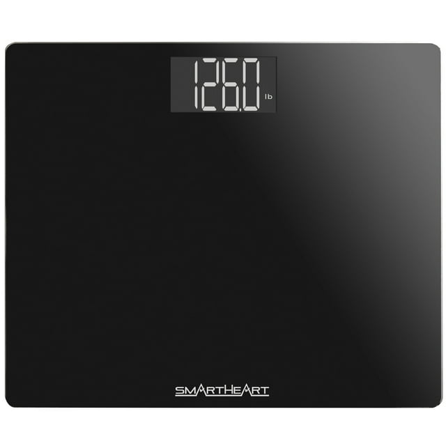 SmartHeart Wide Platform Digital Weight Scale 551 lbs / 250 kg