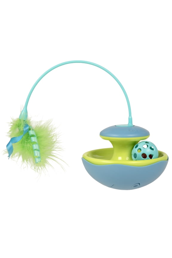 Track Tizzy Motion Cat Toy Electronic Interactive Pet Toy, Blue