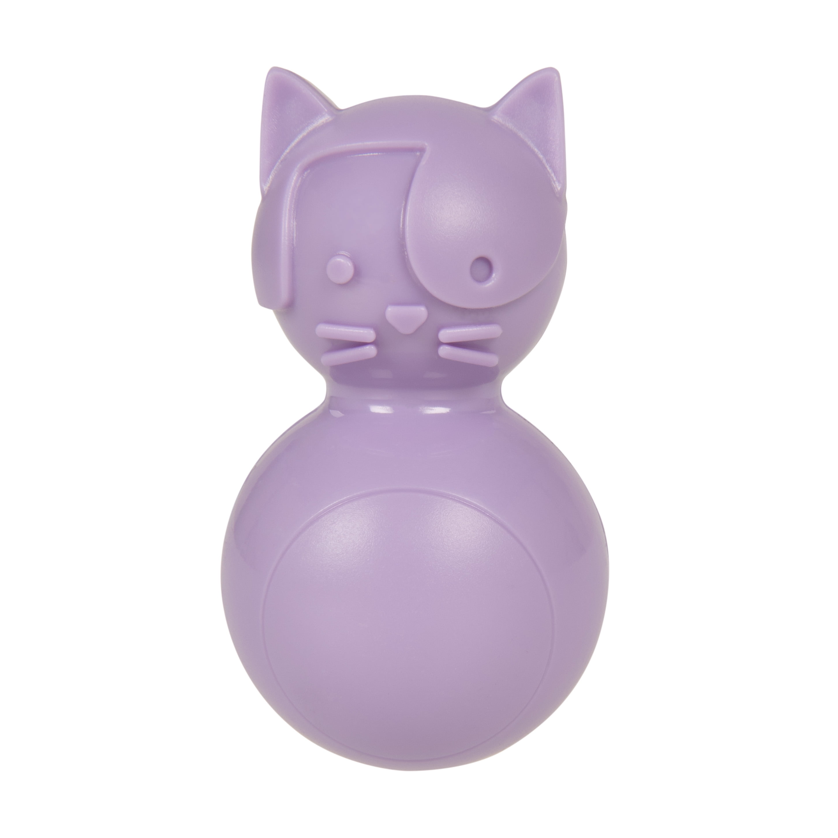 SmartyKat Teeter Tiger Cat Exercise Toy  Stimulating Motion Toy for Cats, Purple