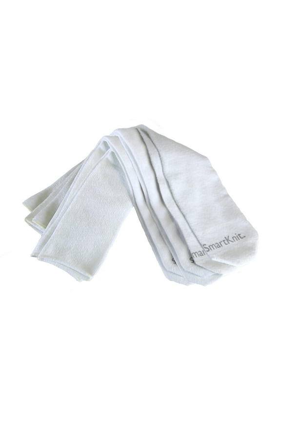 Seamless AFO Interface Socks - 3 Pack, White, Adult Regular