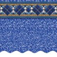 thumbnail image 1 of SmartLine 12' Round Island Tile Unibead Above Ground Swimming Pool Liner, 48" Height , 25 Gauge, 1 of 6