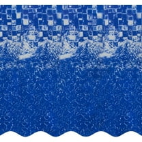 SmartLine 12' x 18' Oval Tidal Surge Overlap Above Ground Swimming Pool Liner, 48"/52" Height, 25 Gauge