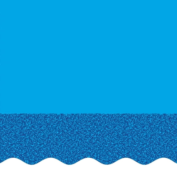 SmartLine 12' x 24' Oval Pebble Bottom Overlap Above Ground Swimming Pool Liner, 48"/52" Height, 20 Gauge