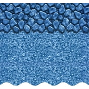 SmartLine 12 x 24 Rectangular Boulder Swirl Beaded Liner for Use with Fanta-Sea Pool - 5 1/2 Deep End, 20 Gauge