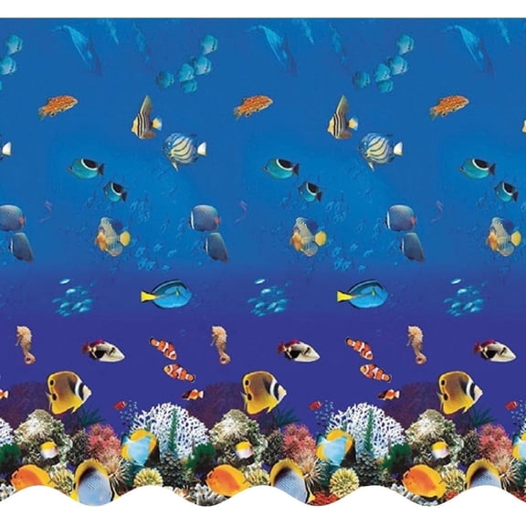 SmartLine 15' Round Caribbean Overlap Above Ground Swimming Pool Liner, 48"/52" Height, 25 Gauge