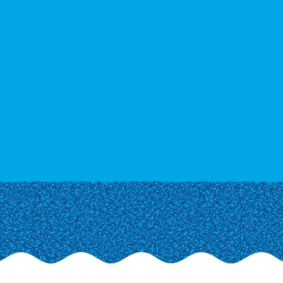 SmartLine 15' Round Pebble Bottom Overlap Above Ground Swimming Pool Liner, 48"/52" Height, 20 Gauge