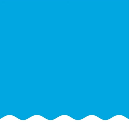 SmartLine 16' x 32' Oval Solid Blue Overlap Above Ground Swimming Pool Liner, 54" Height, 20 Gauge