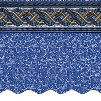 SmartLine 21' Round Braided Shimmer Unibead Above Ground Swimming Pool Liner, 48" Height , 25 Gauge