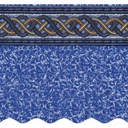 SmartLine 21 Round Braided Shimmer Unibead Above Ground Swimming Pool Liner, 52 Height, 25 Gauge