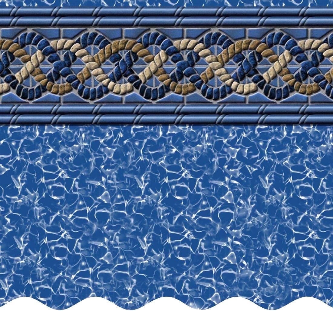 SmartLine 21' Round Mystri Gold Unibead Above Ground Swimming Pool ...