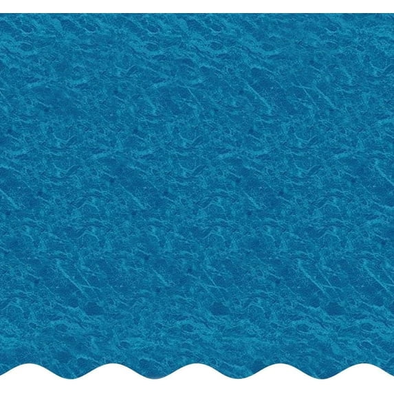 SmartLine 24' Round Pacific Ice Overlap Above Ground Swimming Pool Liner, 48"/52" Height, 25 Gauge