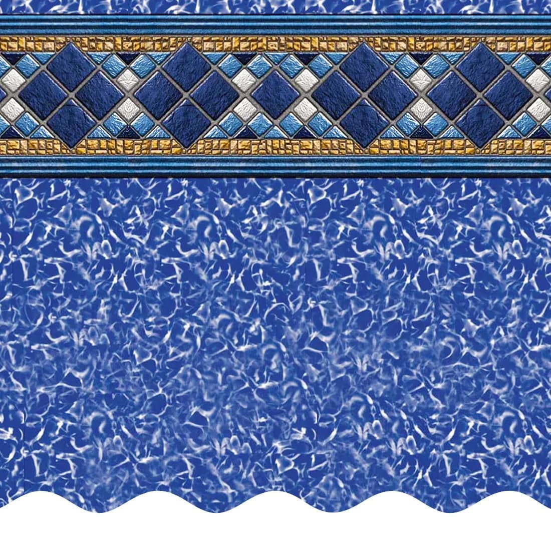 SmartLine Island Tile Unibead Swimming Pool Liner