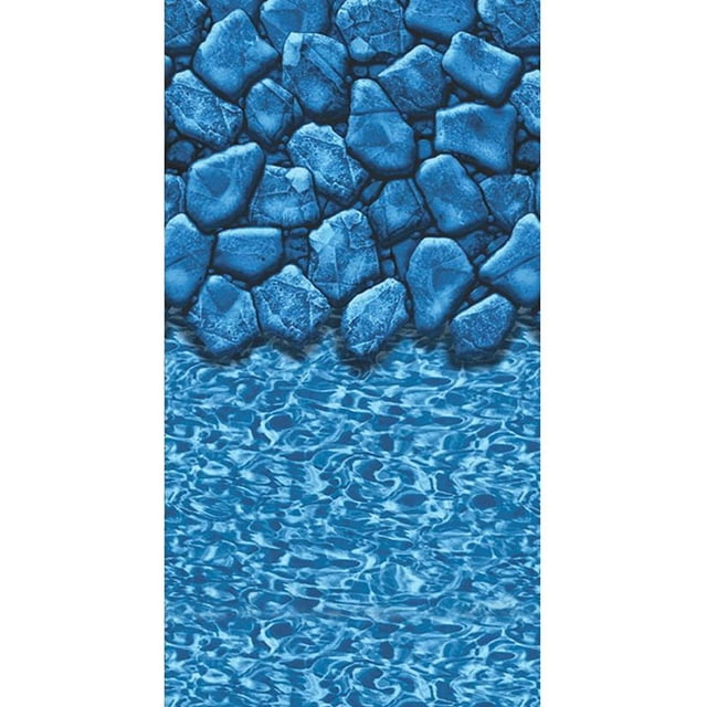 SmartLine 15'x30' Oval 52'' InGround Pool Liner w/ Boulder Swirl