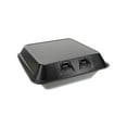 thumbnail image 1 of SmartLock Foam Hinged Containers Large, 9 x 9.13 x 3.25, Black, 150/Carton, 1 of 6