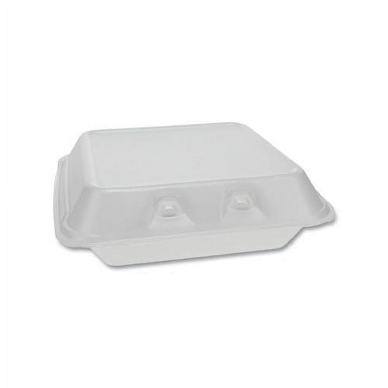 SmartLock Foam Hinged Lid Container, Small, 7.5 x 8 x 2.63, White, 150/Carton SmartLock Foam Hinged Lid Container, Small, 7.5 x 8 x 2.63, White, 150/Carton