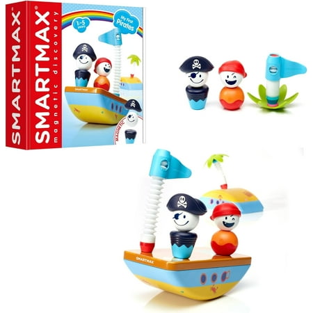 SmartMax My First Pirates Magnetic Building Play Set for Ages 1-5