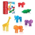 thumbnail interactive-video image 1 of SmartMax My First Safari Animals STEM Magnetic Discovery Building Set with Soft Animals for Ages 1-5, 1 of 14