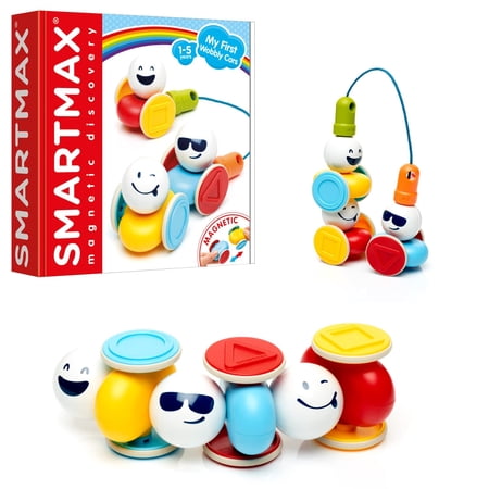 SmartMax Preschool Magnetism Engineering Creativity My First Wobbly Cars STEM Concepts for Ages 1-5