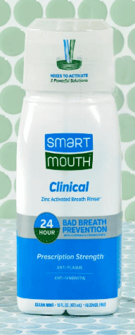 SmartMouth Clinical Activated Breath Rinse 16 oz, Mint, Adult