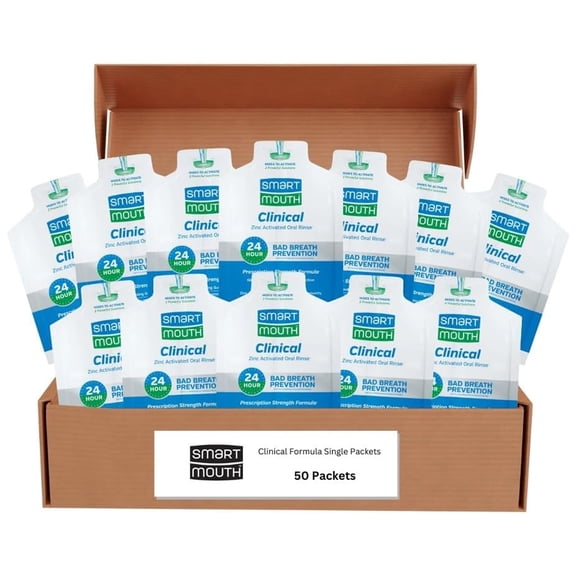 SmartMouth Clinical Rinse Single Pack  50 pack