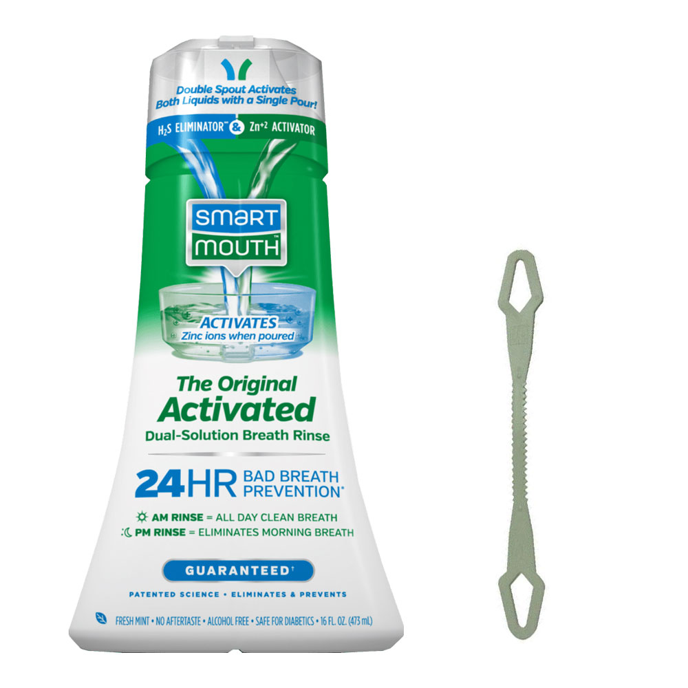 SmartMouth Dry Mouth Activated Mouthwash and Tongue Cleaner