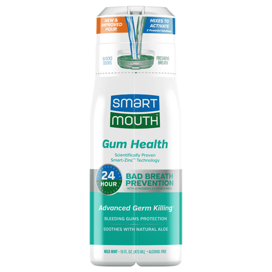 SmartMouth Gum Health Activated Breath Rinse 16 oz (24 pack)