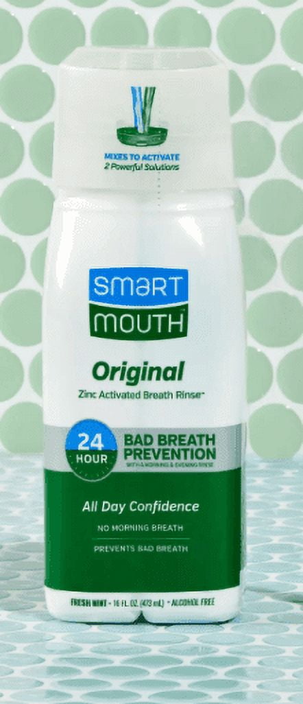 SmartMouth Original Activated Breath Rinse 16 oz, Adult