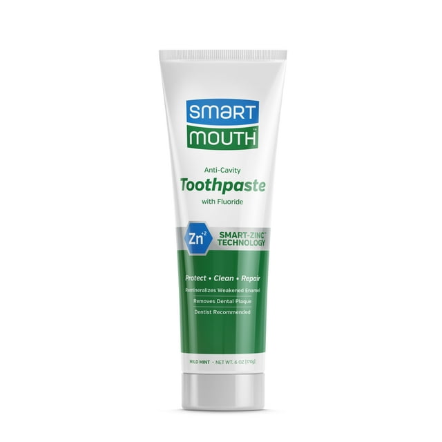 Smart Mouth Premium Clean Mint Toothpaste 6 oz. Tube