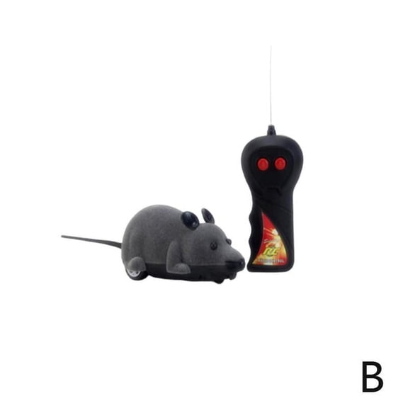 Interactive Automatic Cat Mouse Toy with Squeaky Sound, Rechargeable Moving Pet Teaser for Indoor & Outdoor Exercise, Engages Hunting Instincts