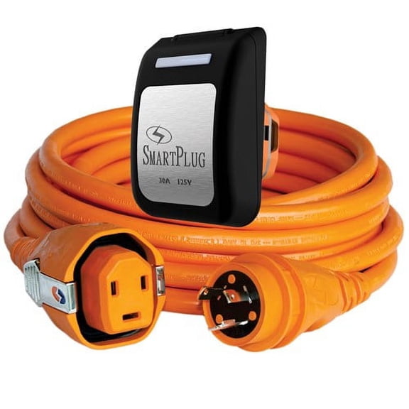 SmartPlug 30 Amp Dual Configuration 50 ft Cordset & 30 Amp Non-Metallic Black Inlet 30 Amp Dual Configuration 50 ft Cordset & 30 Amp Non-Metallic Black Inlet