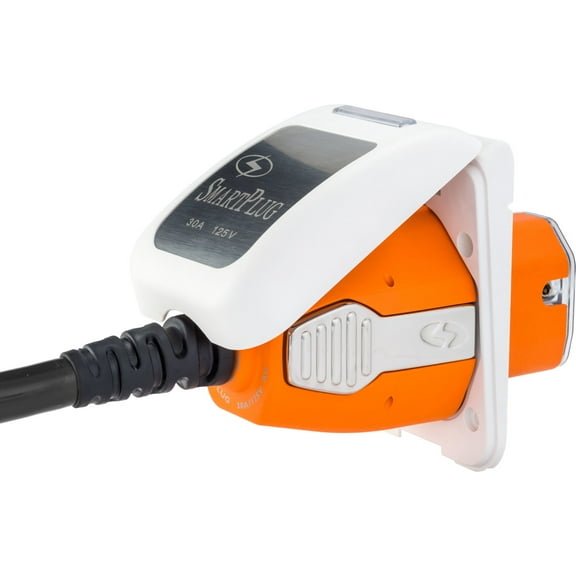 SmartPlug B30ASSYPW Combo Kit with Female Connector and Non-Metallic Inlet - 30 Amp, White