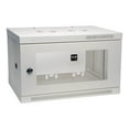 thumbnail image 1 of SmartRack 6U Low-Profile Switch-Depth Wall-Mount Rack Enclosure Cabinet, White, 1 of 4
