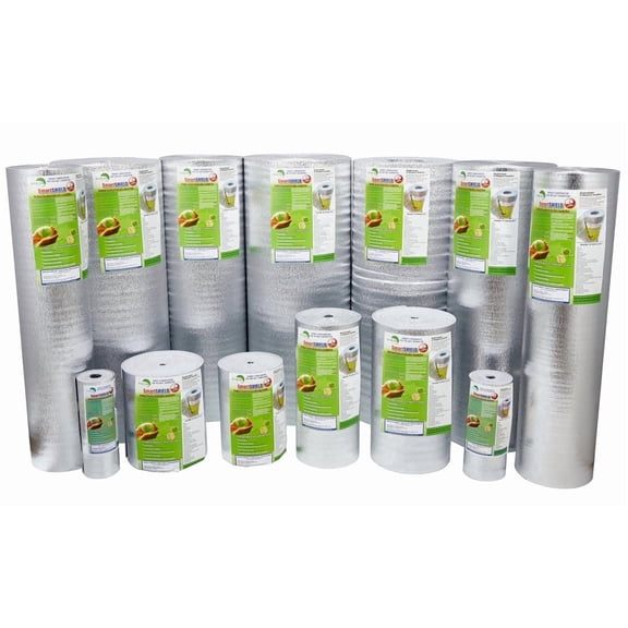 SmartSHIELD 1.5mm Reflective Insulation Roll, 48 in x 100 ft, Foam Core Thermal Insulation with Double Foil Radiant Barrier