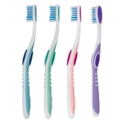 SmartSmile Adult Toothbrushes w Tongue Cleaner - 72 pcs Individually Wrapped - Assorted Colors - Soft Bristles - Dentist Patient Donation Bulk