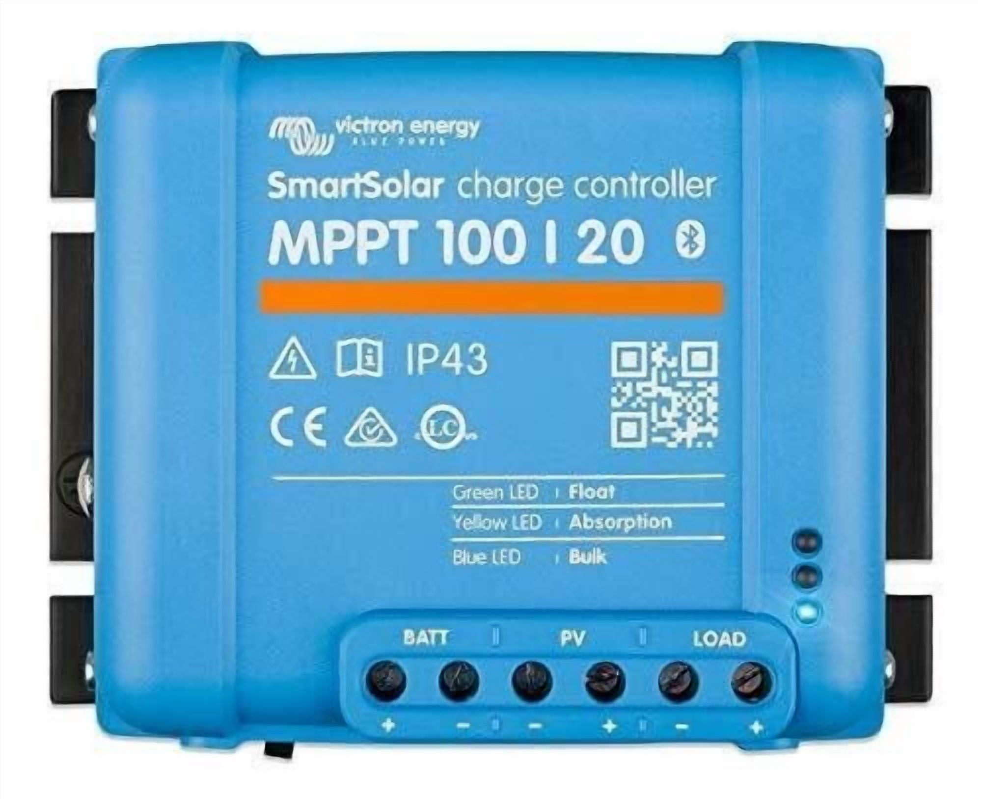 SmartSolar MPPT 100V 20 amp 12/24/48 Volt Solar Charge Controller ...