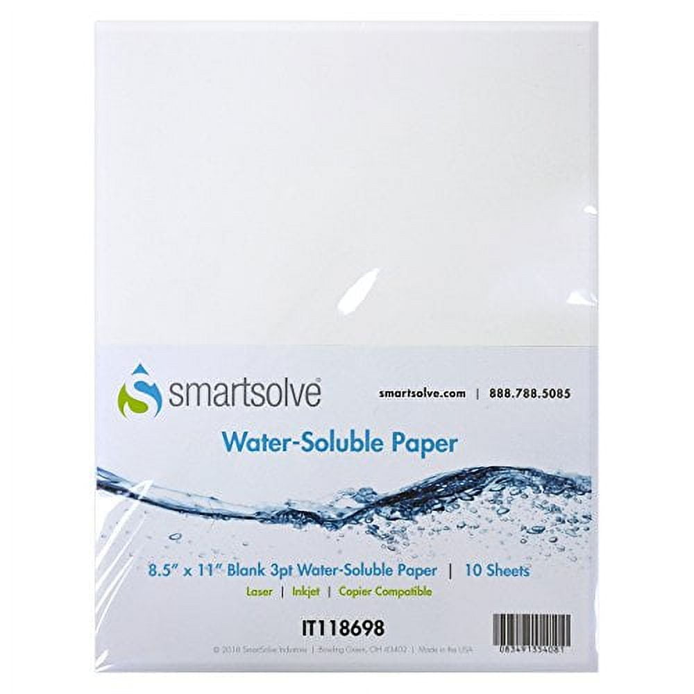 Water soluble paper  Supersol Paper Water soluble paper