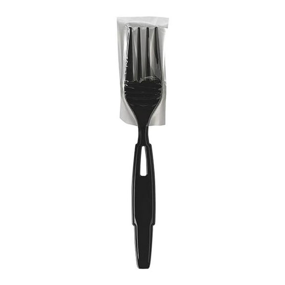 SmartStock Cutlery Refill - Heavy Weight Wrapped Flatware Set, Disposable Plastic Silverware Bulk for Parties, Weddings, Events, Catering - Durable & Convenient