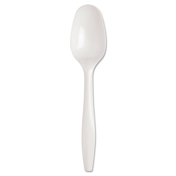 SmartStock Series-B Mediumweight White 5.5 in. Disposable Polypropylene Utensils Refill, Teaspoons, 40/Pack, 24-Packs/CT