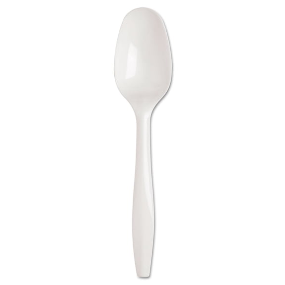 SmartStock Series-B Mediumweight White 5.5 in. Disposable Polypropylene Utensils Refill, Teaspoons, 40/Pack, 24-Packs/CT
